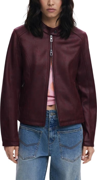Jakne Desigual femra bordeaux