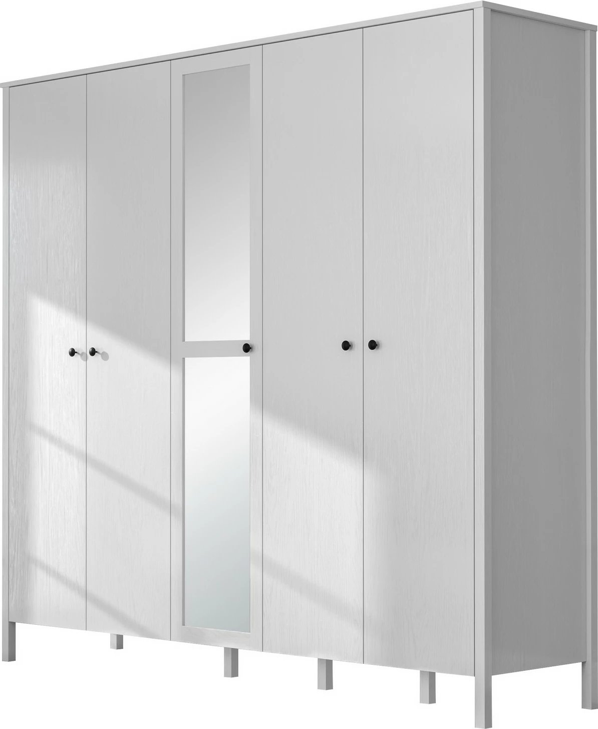 Dollap Skye Decor, FRN-20019, ngjyrë druri dhe e bardhë