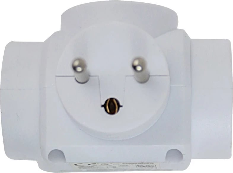 Shpërndarës elektrik Esperanza ELK302W, 3 dalje, i bardhë