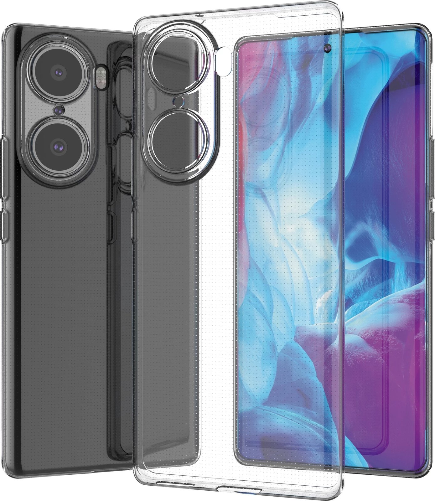 Mbështjellës Hurtel Ultra Clear 0.5mm për Honor 60 Pro, Transparent