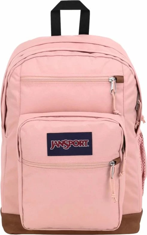 Çantë shpine JanSport për meshkuj/femra, kafe/rozë