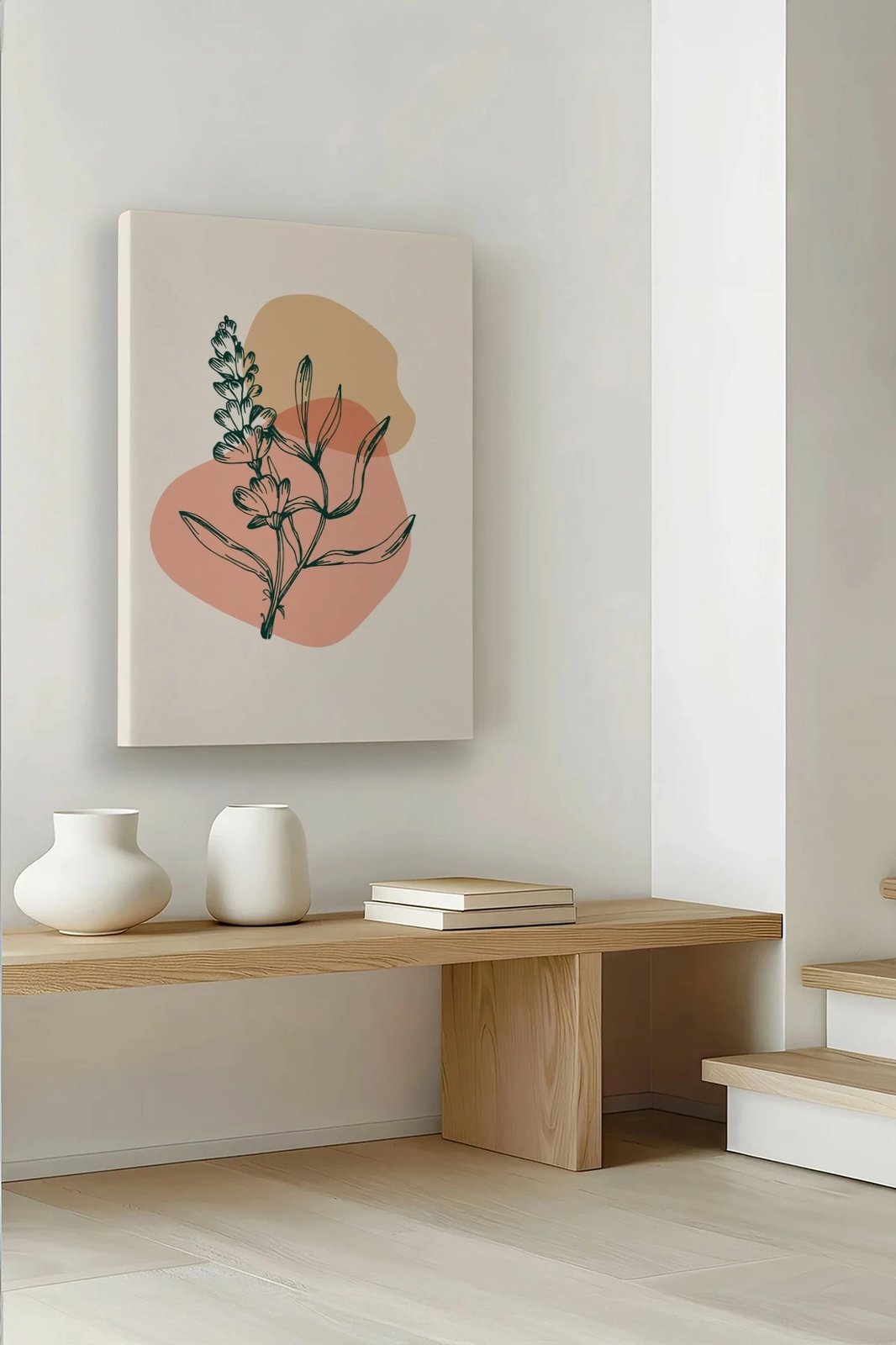 Pikturë dekorative në kanavacë, Wallity, Ersysb048, shumëngjyrëshe, 50x70cm