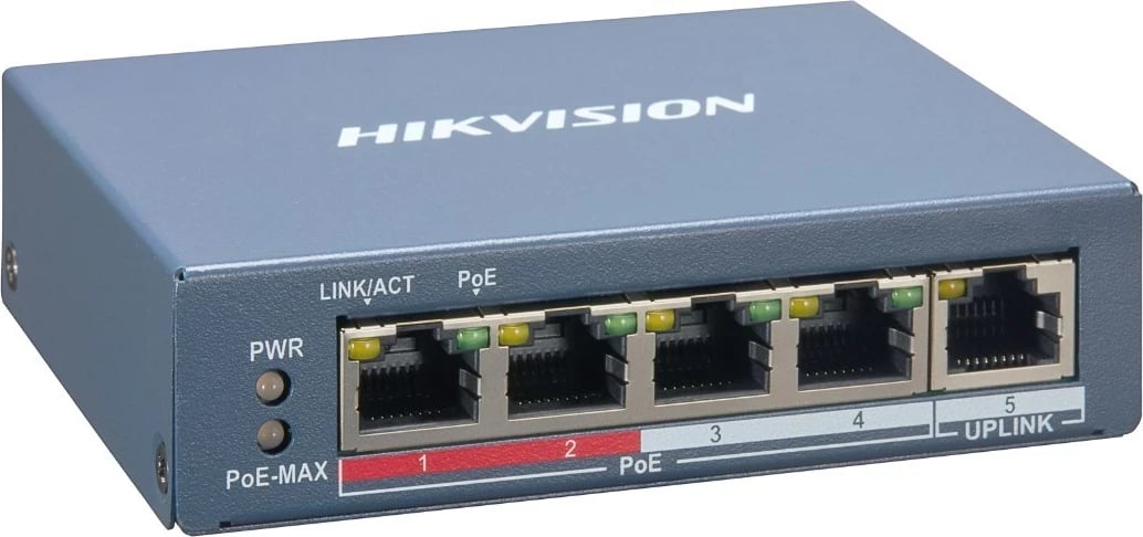Switch Hikvision DS-3E1105P-EI(O-STD)V2, PoE