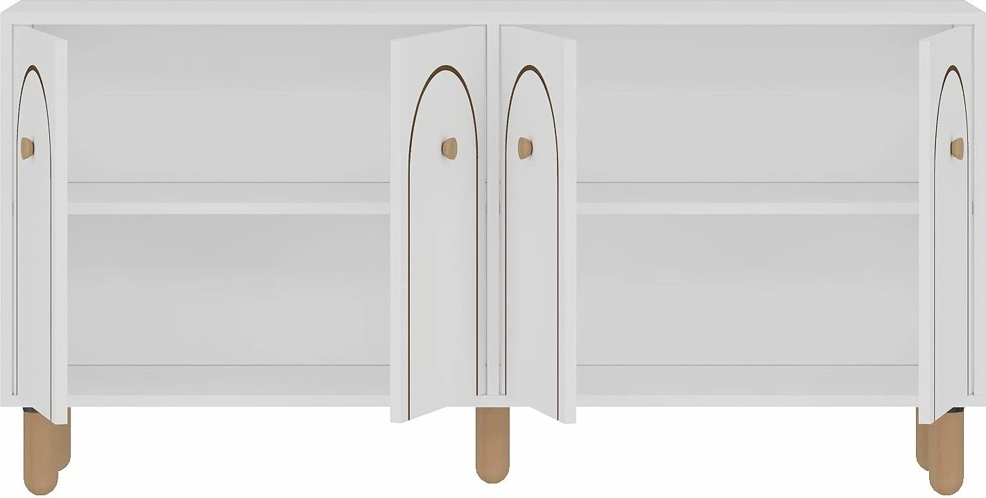 Konsolë Skye Decor, Orıon, e bardhë