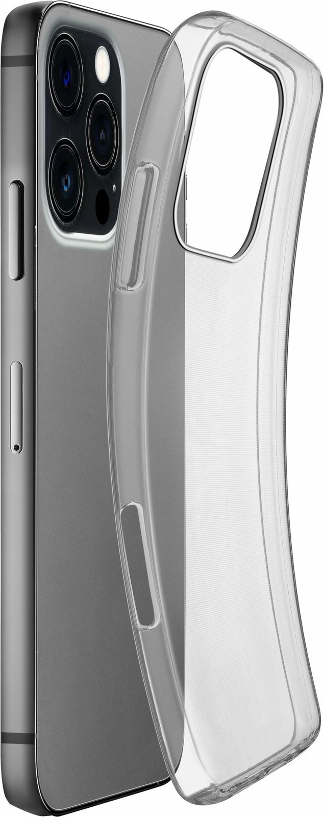 Mbështjellës Cellular Line Fine Case për iPhone 16 Pro Max, transparent