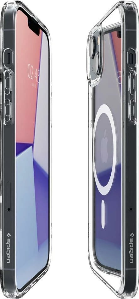 Mbështjellës Spigen Ultra Hybrid Mag për iPhone 14, Transparent/Bardhë