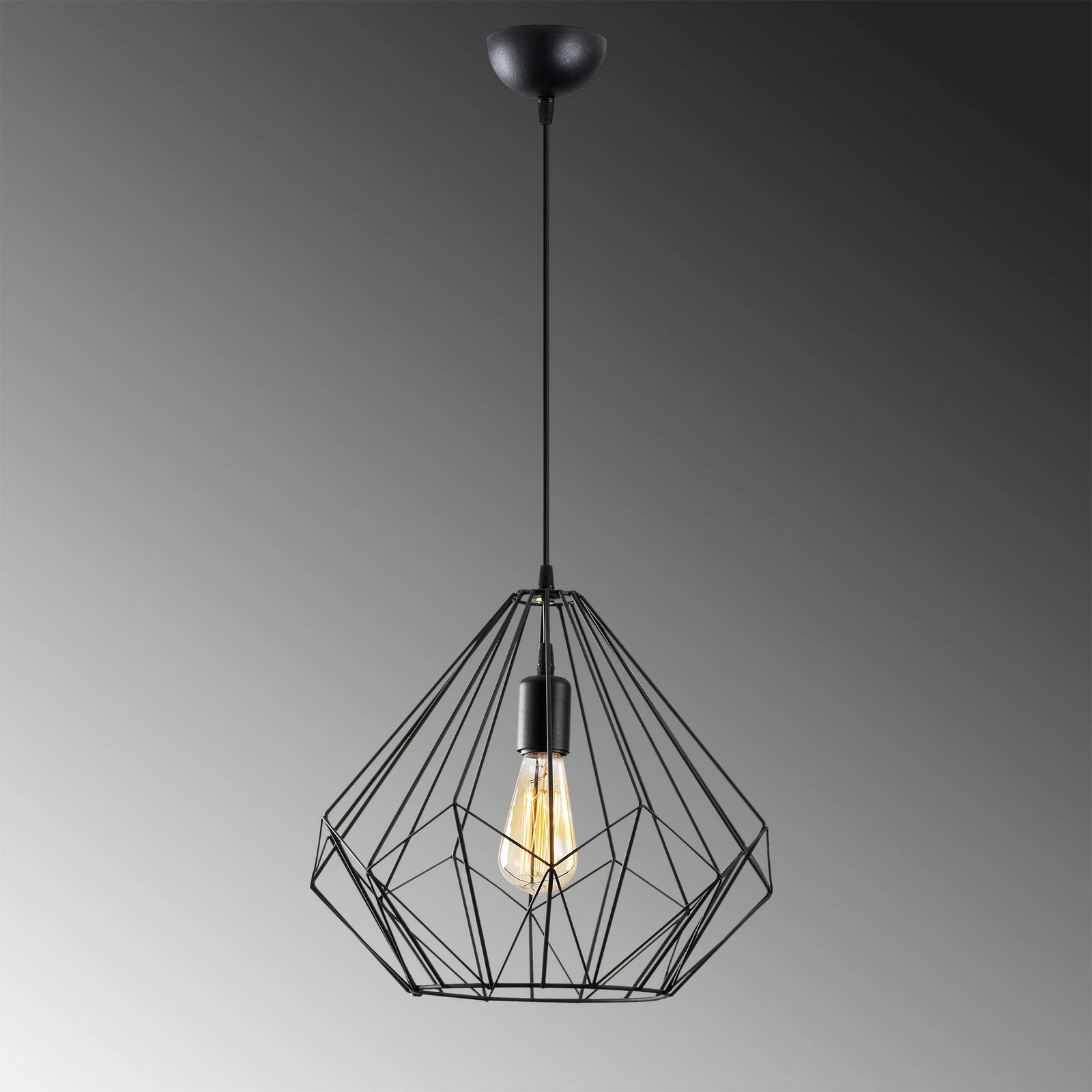 Llambë tavani Opviq, Diamond - 703-S, e zezë