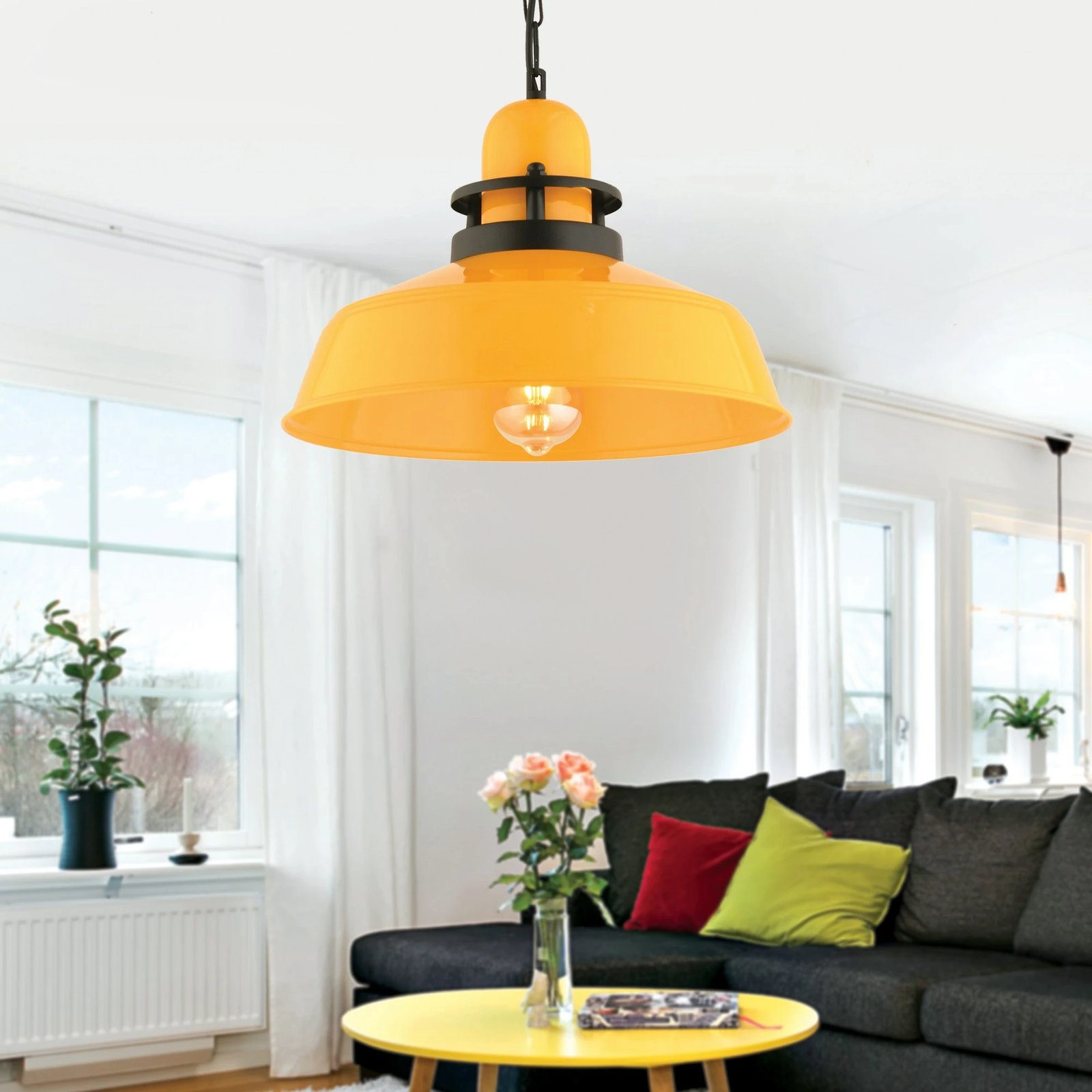 Llambë tavani Opviq, RT-48, ngjyrë e verdhë