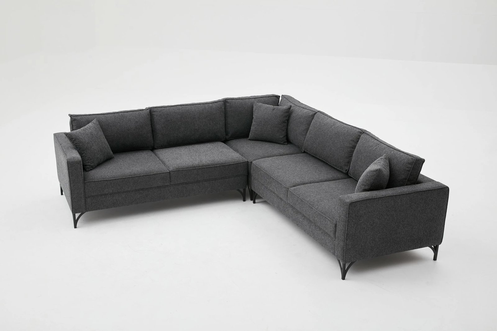 Këndare Atelier del Sofa, Berlin, antracit, e zezë