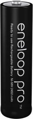 Bateri të rikarikueshme Panasonic Eneloop Pro AA 2500 mAh, 4 copë, Zezë