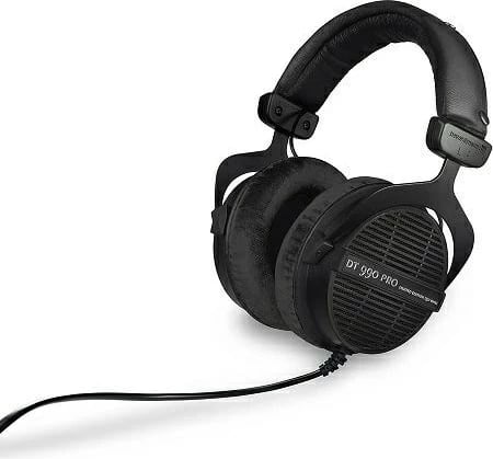 Kufje Beyerdynamic DT 990 PRO, me kabllo, për muzikë, të zeza