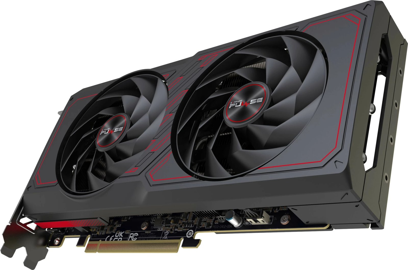 Kartelë grafike Sapphire PULSE Radeon RX 7600 XT, 16 GB, GDDR6, PCI Express x8 4.0, ngjyrë e zezë