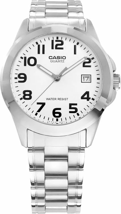 Orë dore Casio për meshkuj, argjendtë