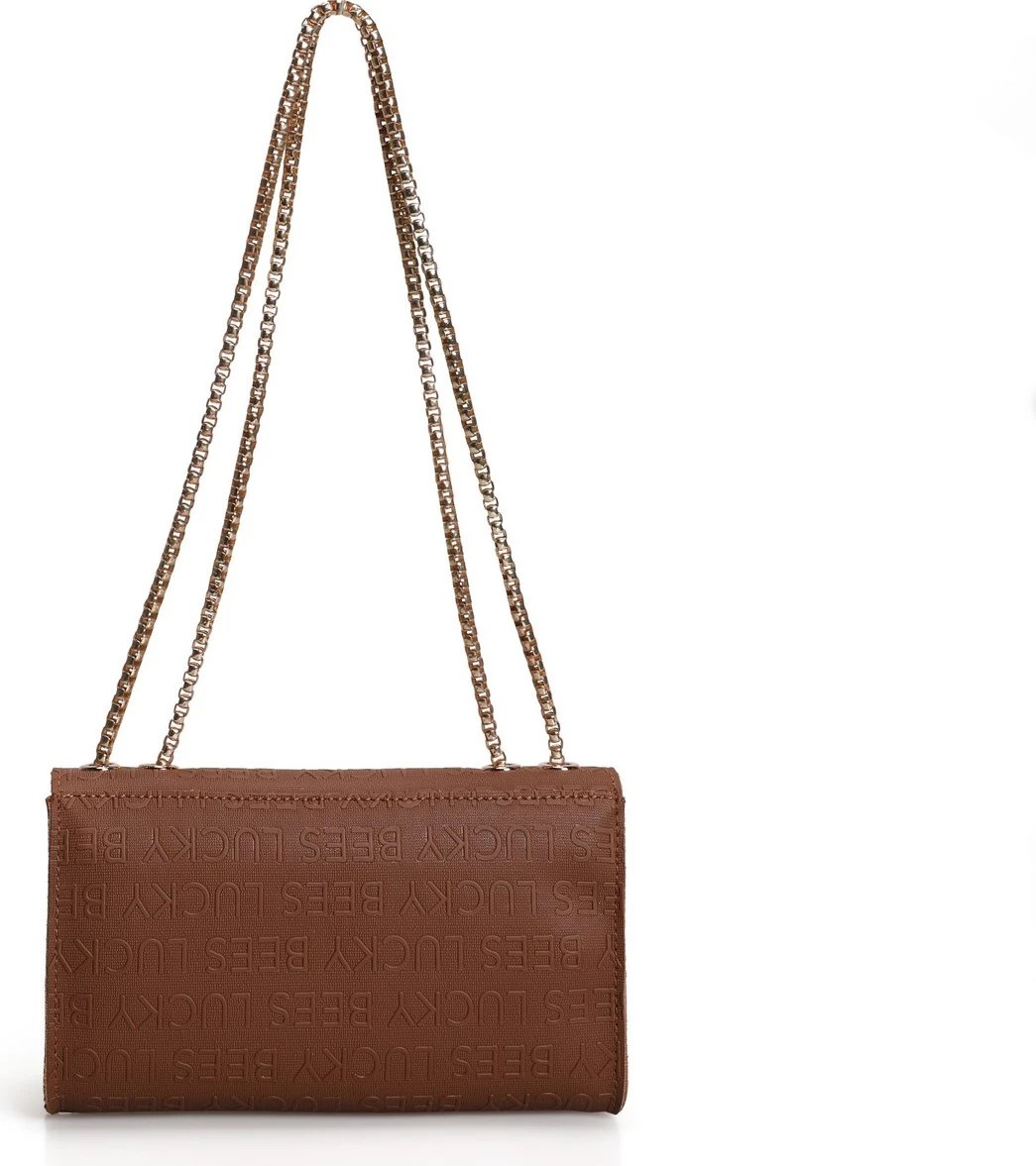 Çantë crossbody Lucky Bees, 1283, ngjyrë tan