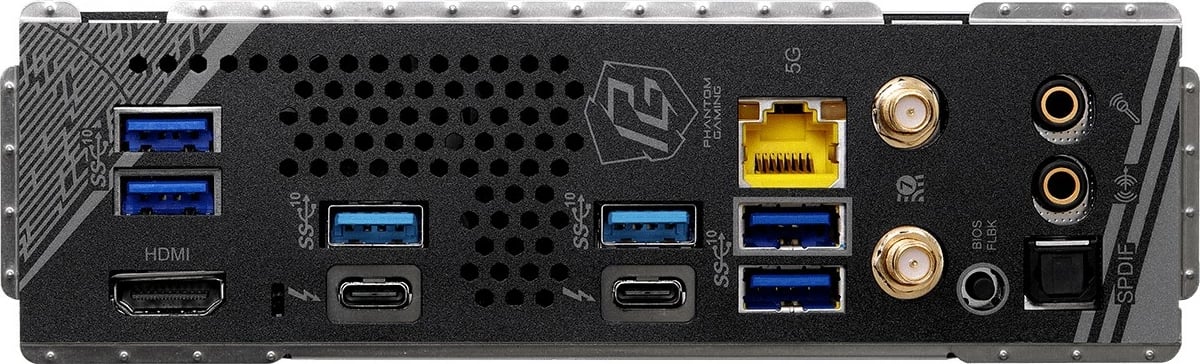 Pllakë amë ASRock Phantom Gaming Z890I Nova WiFi, LGA 1851, DDR5, Wi-Fi 7, Thunderbolt 4, mini ITX