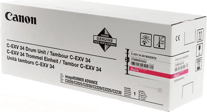 Njësi drum Canon C-EXV 34 / 3788B003 kapacitet 36000 faqe, standard, magenta