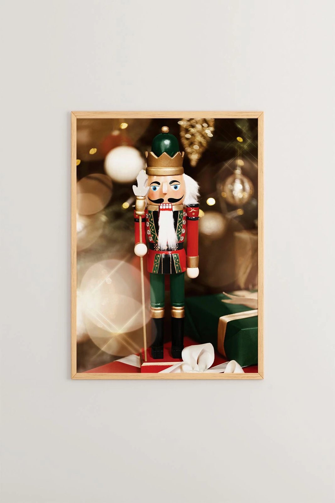 Pikturë dekorative me kornizë, Wallity, Nwyearsngmdl59, shumëngjyrëshe, 33x48cm