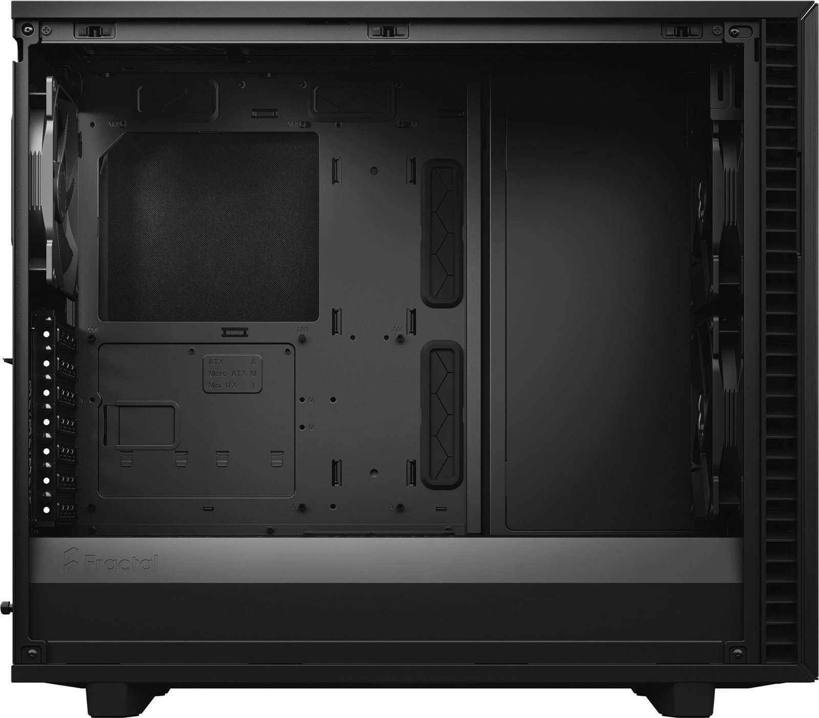 Kasë Fractal Design Define 7, Midi Tower, ATX, EATX, micro ATX, Micro-ITX, e zezë Kasë Fractal Design Define 7, Midi Tower, ATX, EATX, micro ATX, Micro-ITX, e zezë