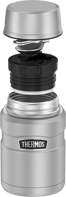 Termos ushqimi Thermos 710 ml me lugë të palosshme dhe gotë, army green Termos ushqimi Thermos 710 ml me lugë të palosshme dhe gotë, army green