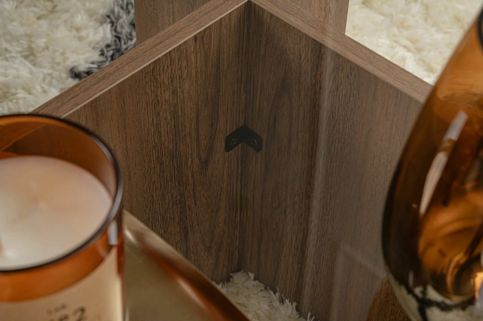 Tavolinë kafeje Nordure, Flavio, ngjyrë arre