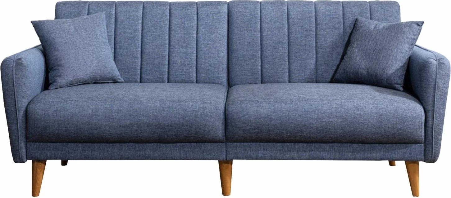 Divan-krevat 3 vendesh, ngjyrë e kaltër e errët, Atelier del Sofa