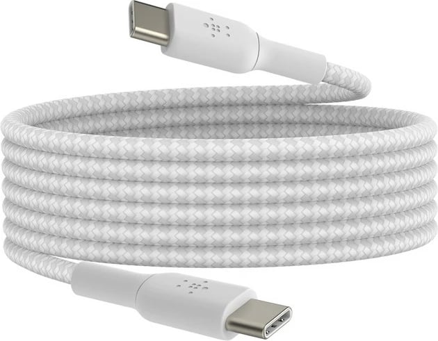 Kabllo Belkin BoostCharge, 2 m, USB C, Bardhë
