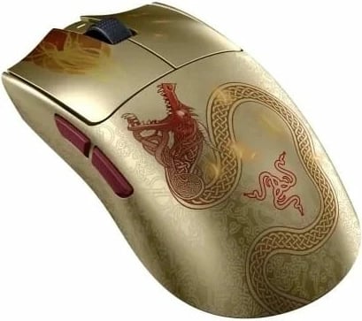 Maus Razer Viper V3 Pro Counter-Strike 2 Edition, i verdhë