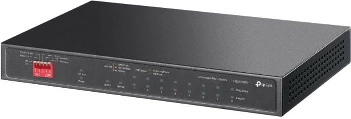 Switch TP-LINK TL-SG1210PP, 10 porta Gigabit, 6 PoE+, 2 PoE++, Mini Tower, i zi