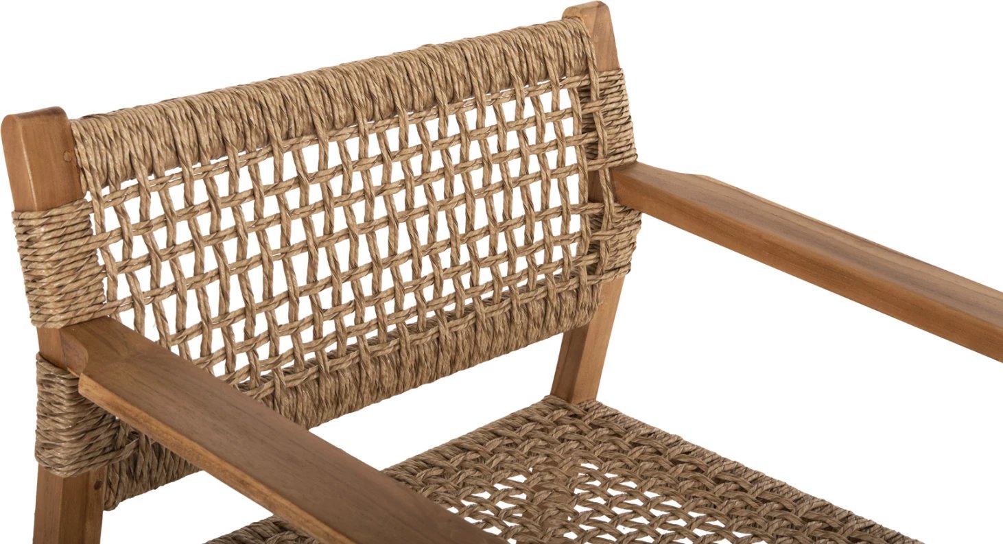 Karrige NARLEY FH9824 dru tik - litar sintetik, ngjyrë natyrale, 61x53x76H cm