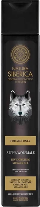 Xhel dushi për meshkuj Natura Siberica Alpha Wolfmale 250ml