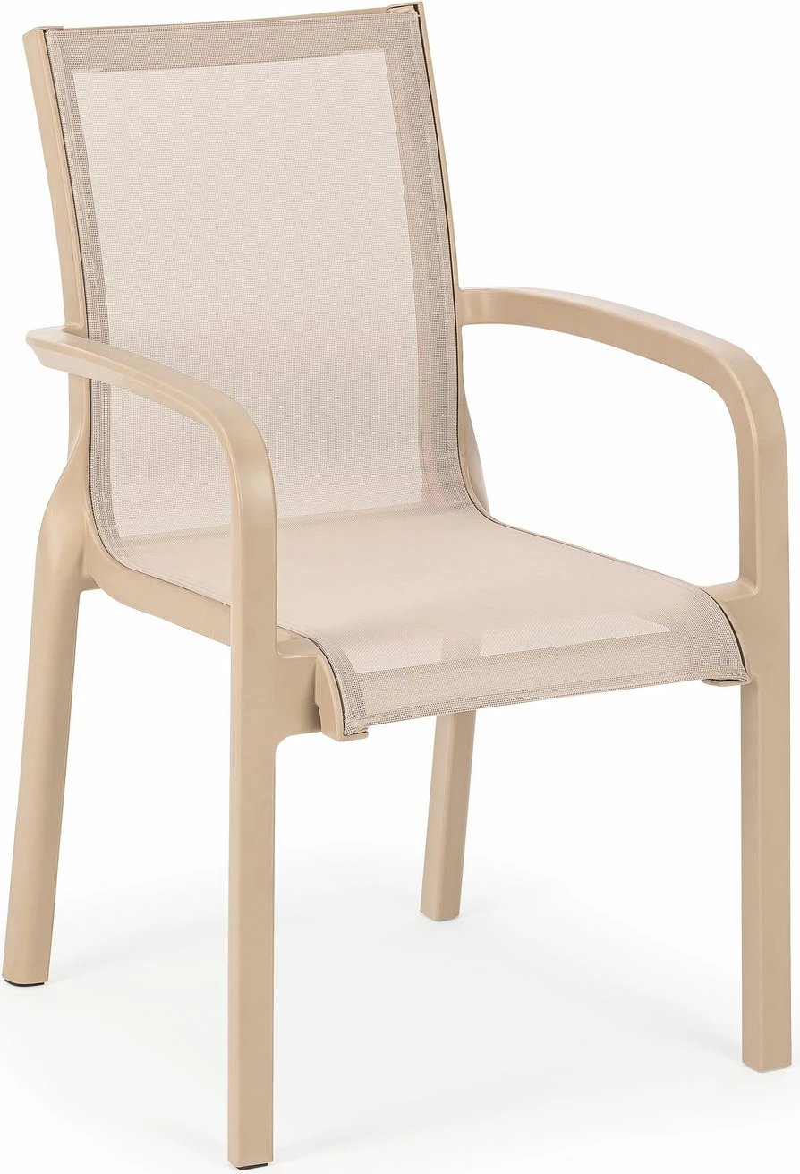 Karrige kopshti Skye Decor, rrjetë, ngjyrë bezhë shkretëtire