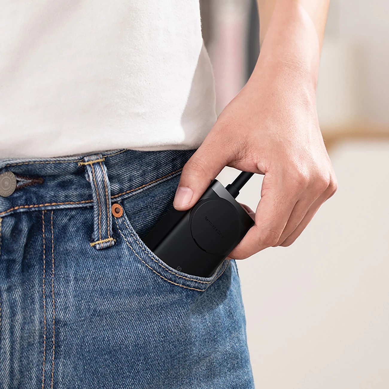 Stacion karikimi Baseus GaN3 Pro 65W EU me 2x USB-C, 2x USB-A dhe kabllo USB-C 100W 1m, Zi