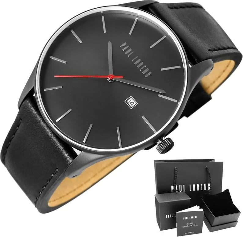 Orë dore për meshkuj Paul Lorens, e zezë