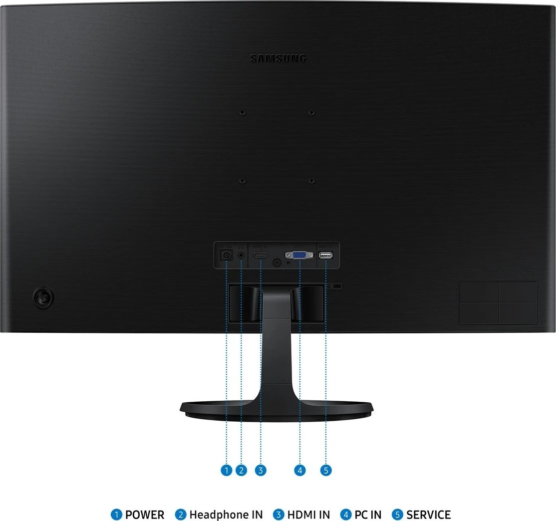 Monitor Samsung S36GD, 27", Full HD, LCD, i zi