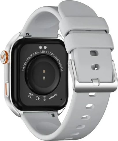 Smartwatch Weofly Edge 2, AMOLED, 400 mAh, Bluetooth 5.3, Argjendtë