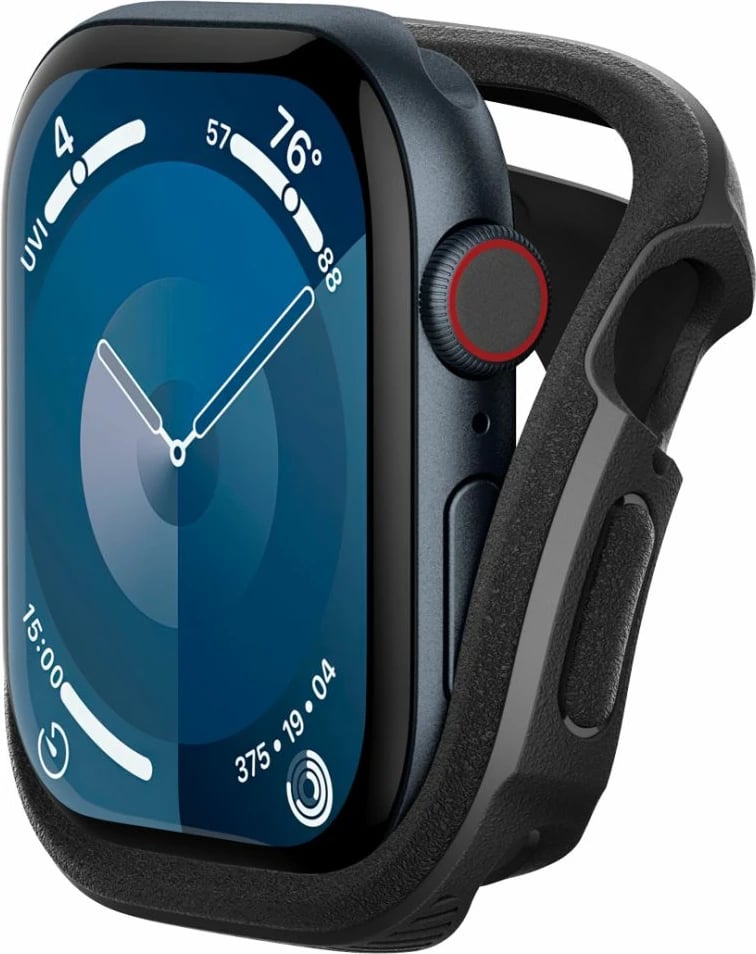 Mbështjellës Spigen Caseology Vault për Apple Watch 10, 46 mm, i zi