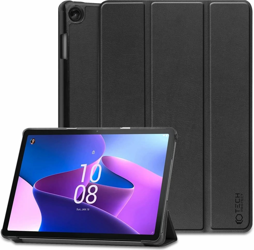 Mbështjellës tablet Tech-Protect SmartCase për Lenovo Tab M10 Plus 10.6" (3 gen.), zi