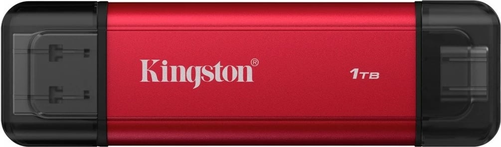 SSD i jashtëm, Kingston Dual Portable SPSD/1TB 1TB USB 3.2 Gen 2 USB-A/USB-C, e kuqe/zezë