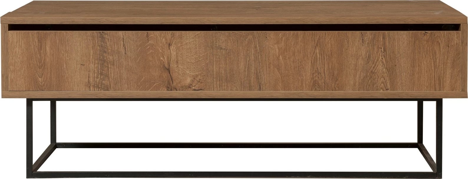 Set mobiljesh për dhomë dite, ngjyrë arre dhe e zezë, Skye Decor, Laxus Takım 23