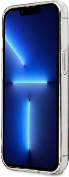 Mbështjellës Guess GUHCP13LHSLEOR për iPhone 13/13 Pro 6.1", hardcase, leopard, kuqe