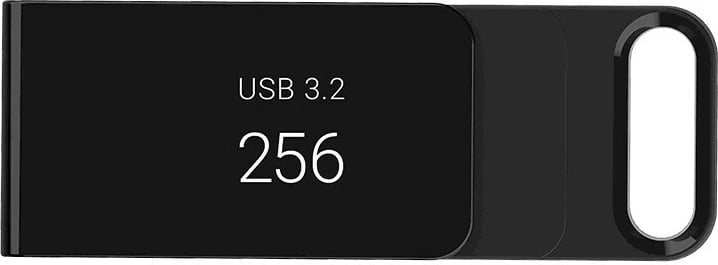 Pendrive PNY Elite 256GB, USB-C 3.2, e zezë