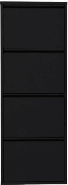 Dollap këpucësh Skye Decor, 4 pjesë, metal, i zi