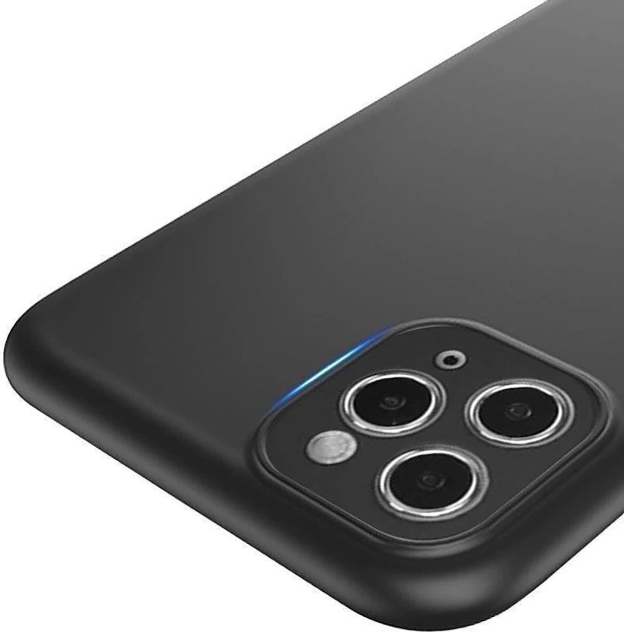Mbështjellës i butë Hurtel për iPhone 16e, TPU, i zi