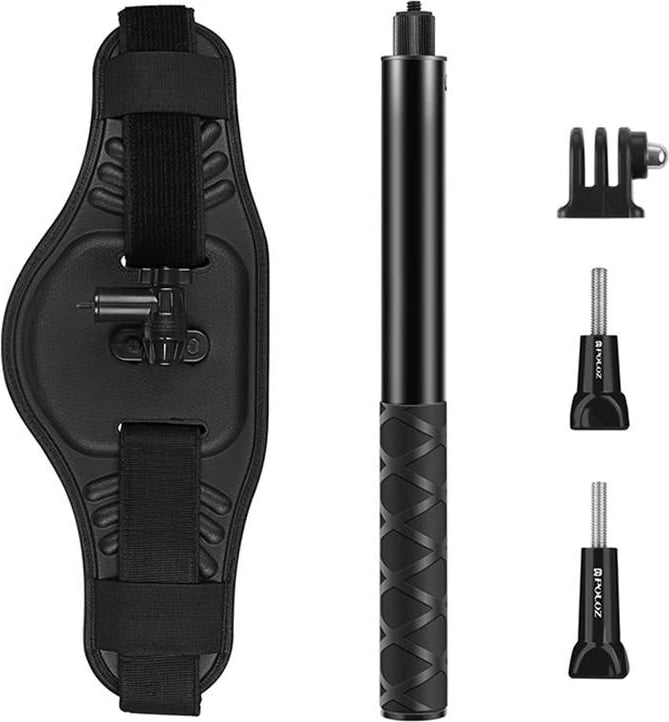 Brez fotografik me selfie stick Puluz PU907, për kamera, i zi Brez fotografik me selfie stick Puluz PU907, për kamera, i zi