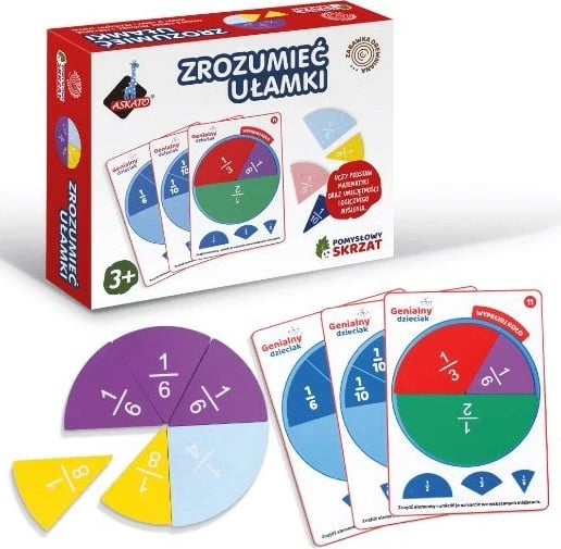 Set edukativ ASKATO Ideaful Gnome, 10 kartela pune, 38 pjesë druri, shumëngjyrëshe
