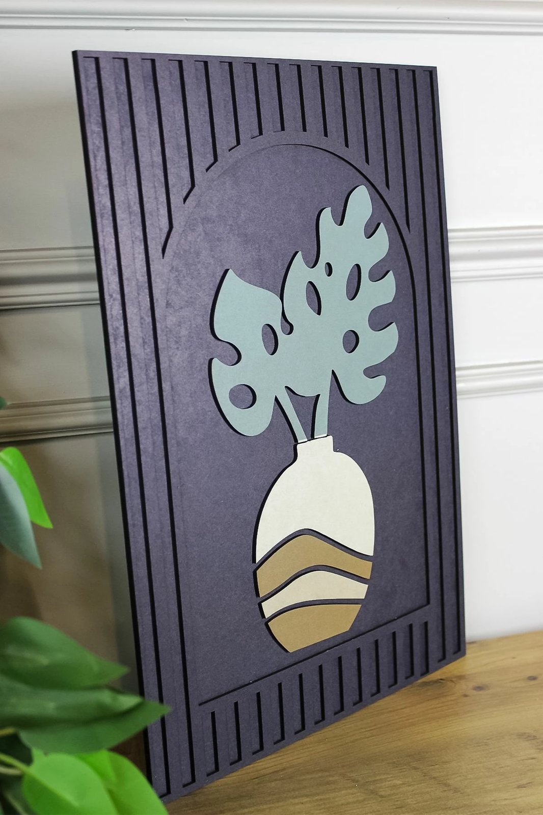 Pikturë dekorative, shumëngjyrëshe, Wallity, Ersy3Dpot2-3247, 32x47x2cm