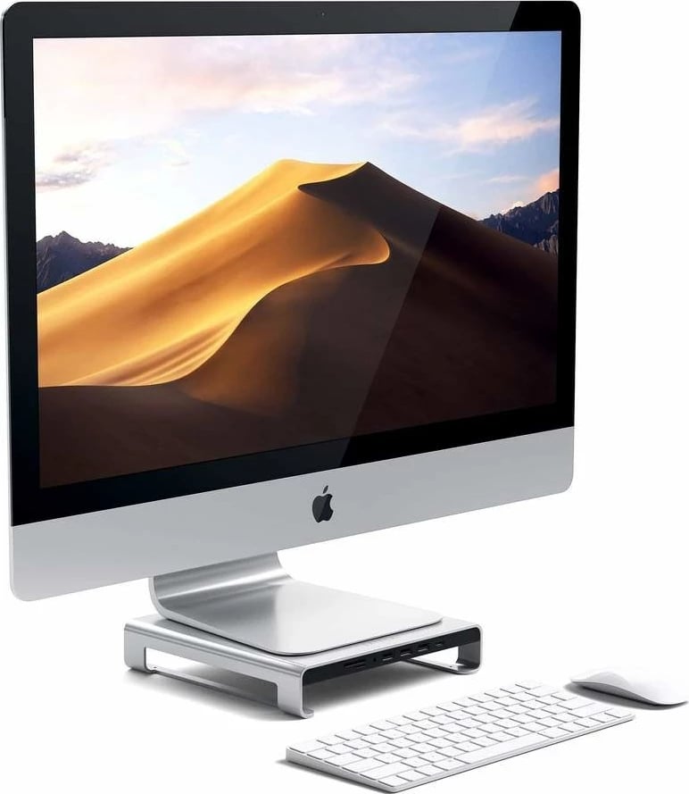 Dock Satechi ST-AMSHS për laptop ose kompjuter, USB 3.2 Gen 1 Type-C, argjendtë