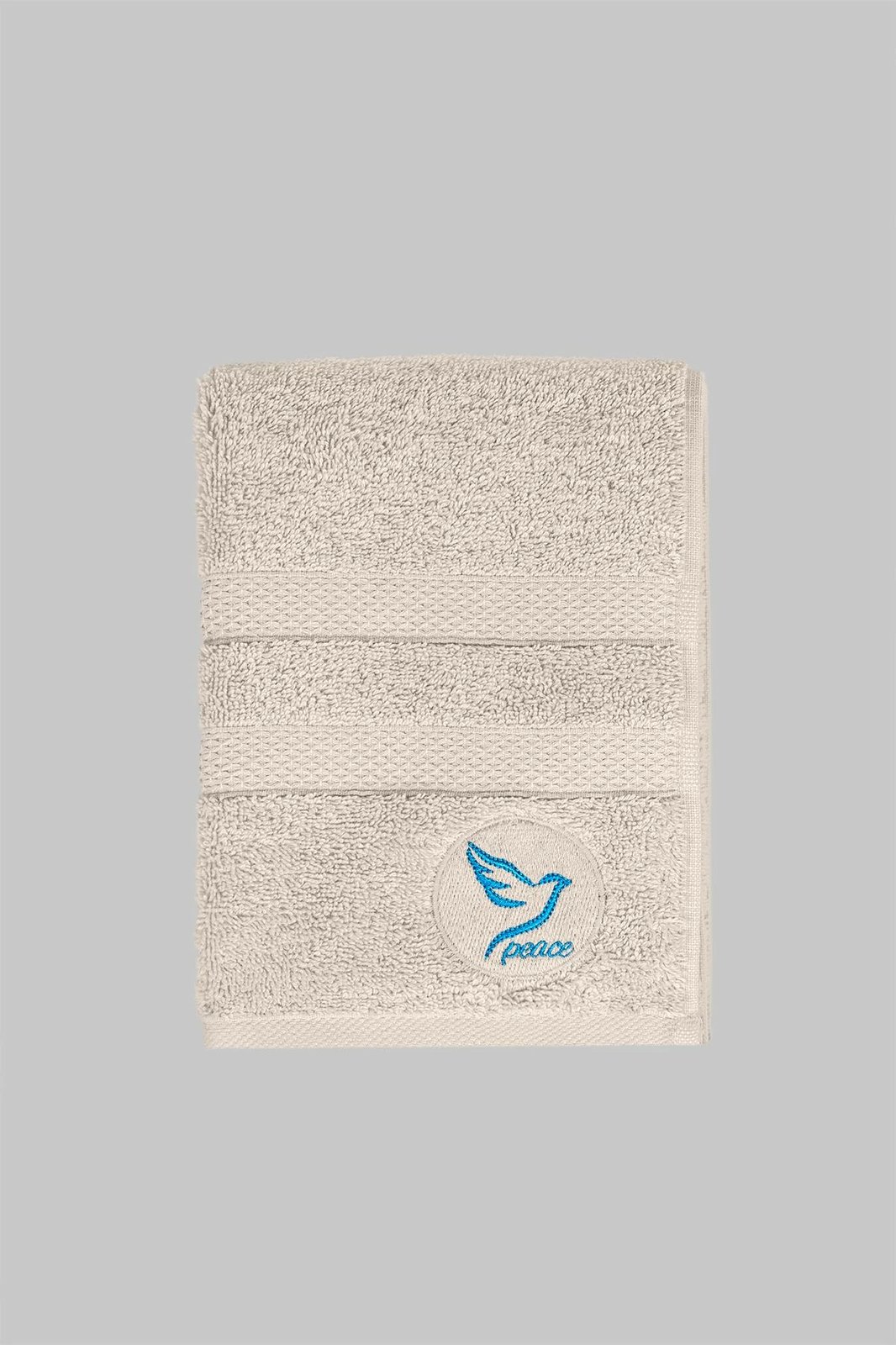 Peshqir duarsh Mijolnir, Peace, bezhë, 50x90cm