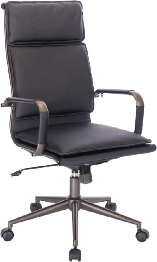 Karrige zyre Elite, ngjyrë e zezë-gunmetal, 54x64x109.5