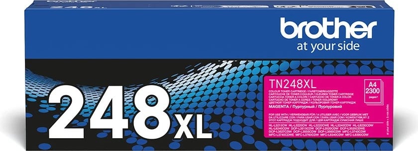 Toner Brother TN-248XLM, 2300 faqe, Magenta, 1 copë